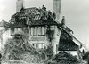 Thatched roof fire at Enton